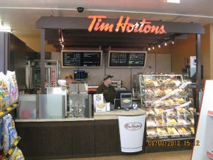 Inside Tim Horton's